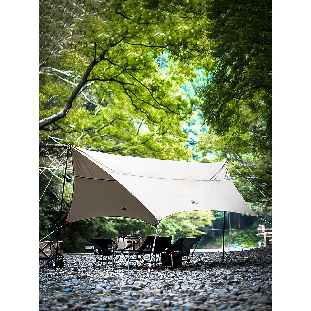 Japão japão VSTLAND dossel ao ar livre acampamento dobrável à prova de vento carro isolamento térmico Hexagonal pára-sol