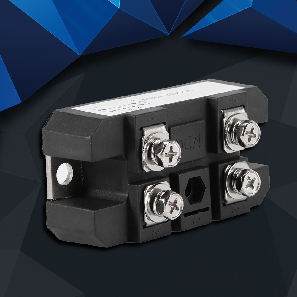 homgeek-BR Aumotop 60A Módulo de ponte retificadora monofásica de alta potência com boa dissipação de calor para