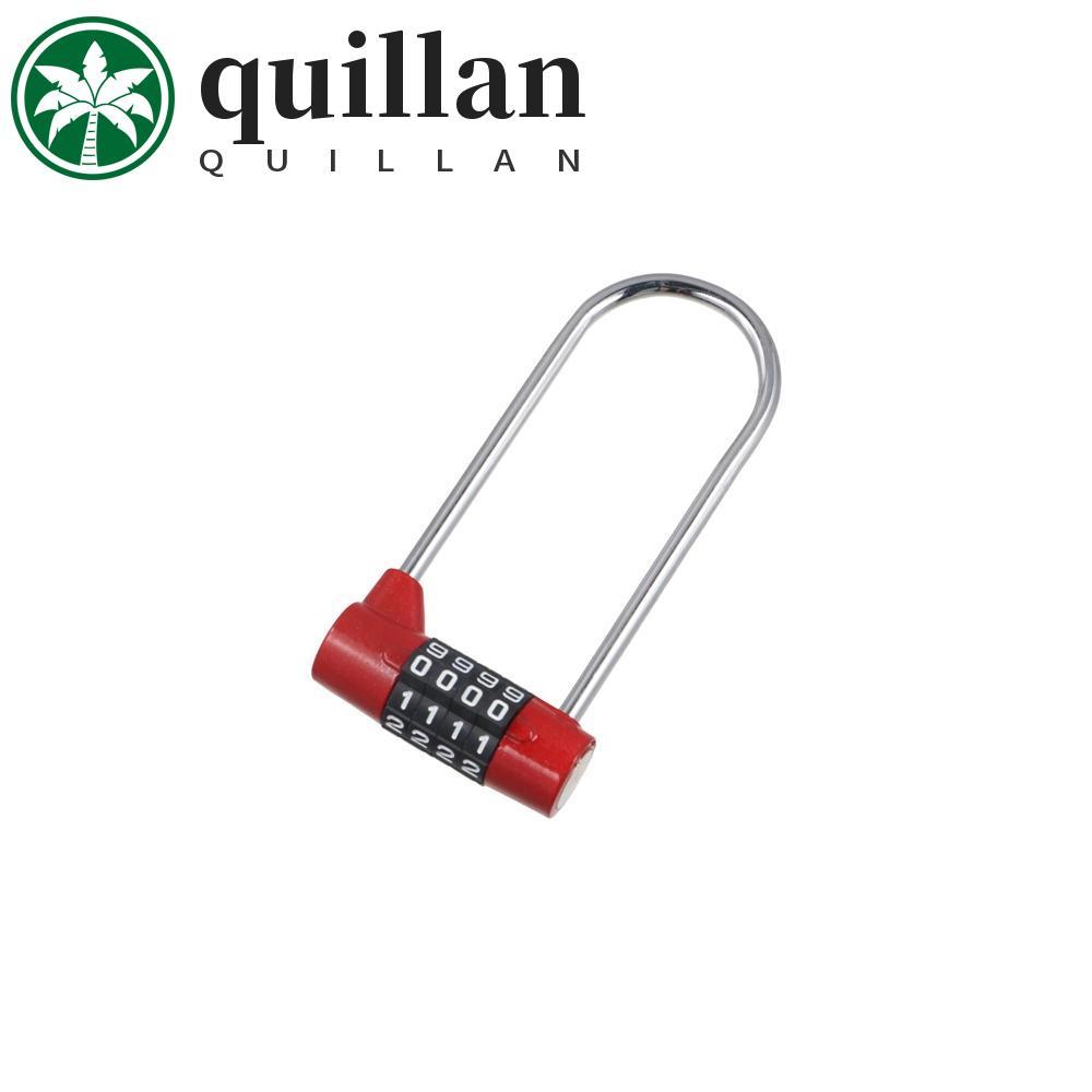 Fechadura De Manilha Alongada QUILLAN , Porta De Academia Com Código De Segurança De 4 Dígitos , Cadeado De Combinação A