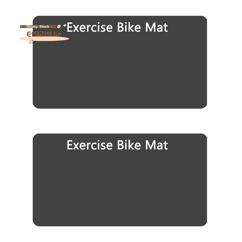 [Oferta Especial E] Tapete Antiderrapante Para Treinador De Bicicleta (2 Peças)-Exercícios , Academia Em Casa , Treino