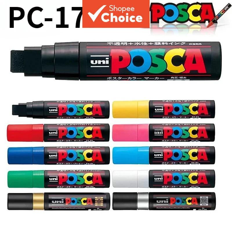 Uni POSCA PC-17K Graffiti Paint Pen Art Pontas Largas 15mm Marcadores De Coloração Largos Para Pôster De Tecido 1 Unidad
