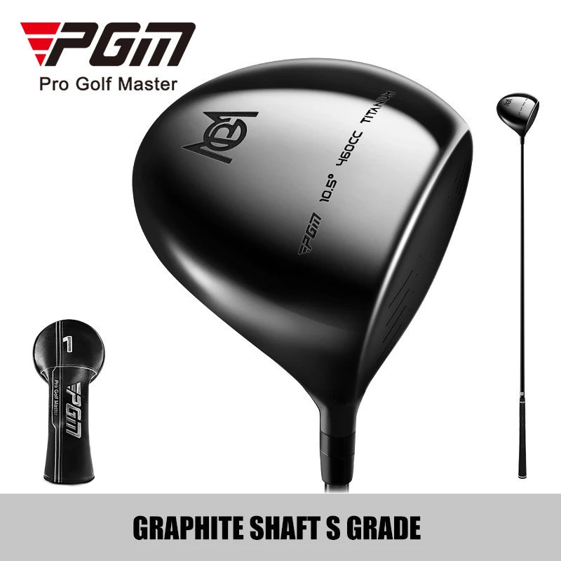 Motorista De Golfe Masculino PGM MG062 | Eixo De Grafite Preto 460cc Para Mão Direita Flex S