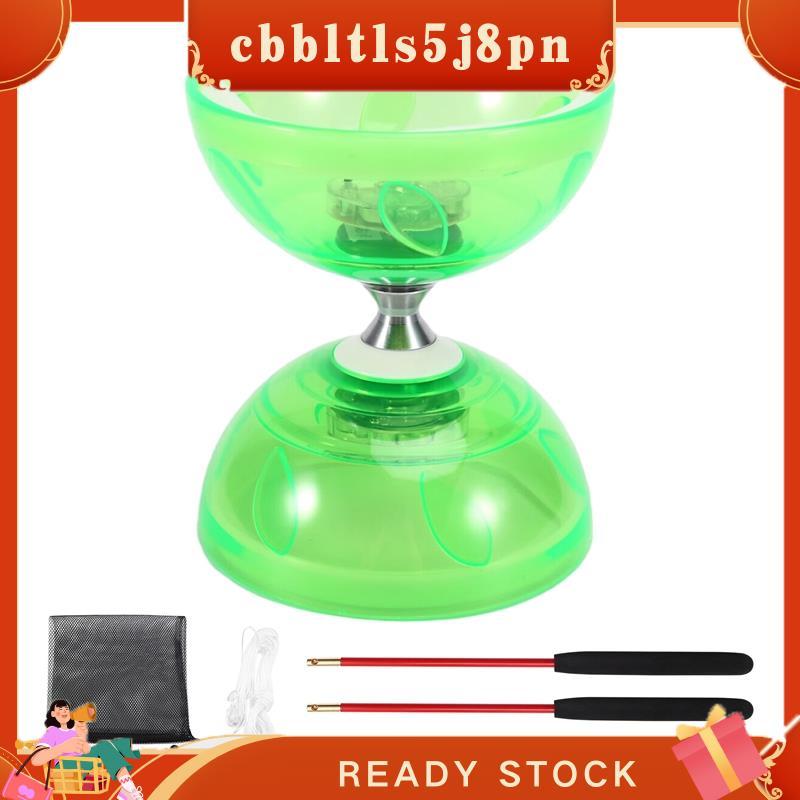 Chengxingsiscbbltls5j8pn À Prova De Quebra-Cabeça De Duas Cabeças Com Cinco Rolamentos Para Diabolo Fitness Brinquedo Ao