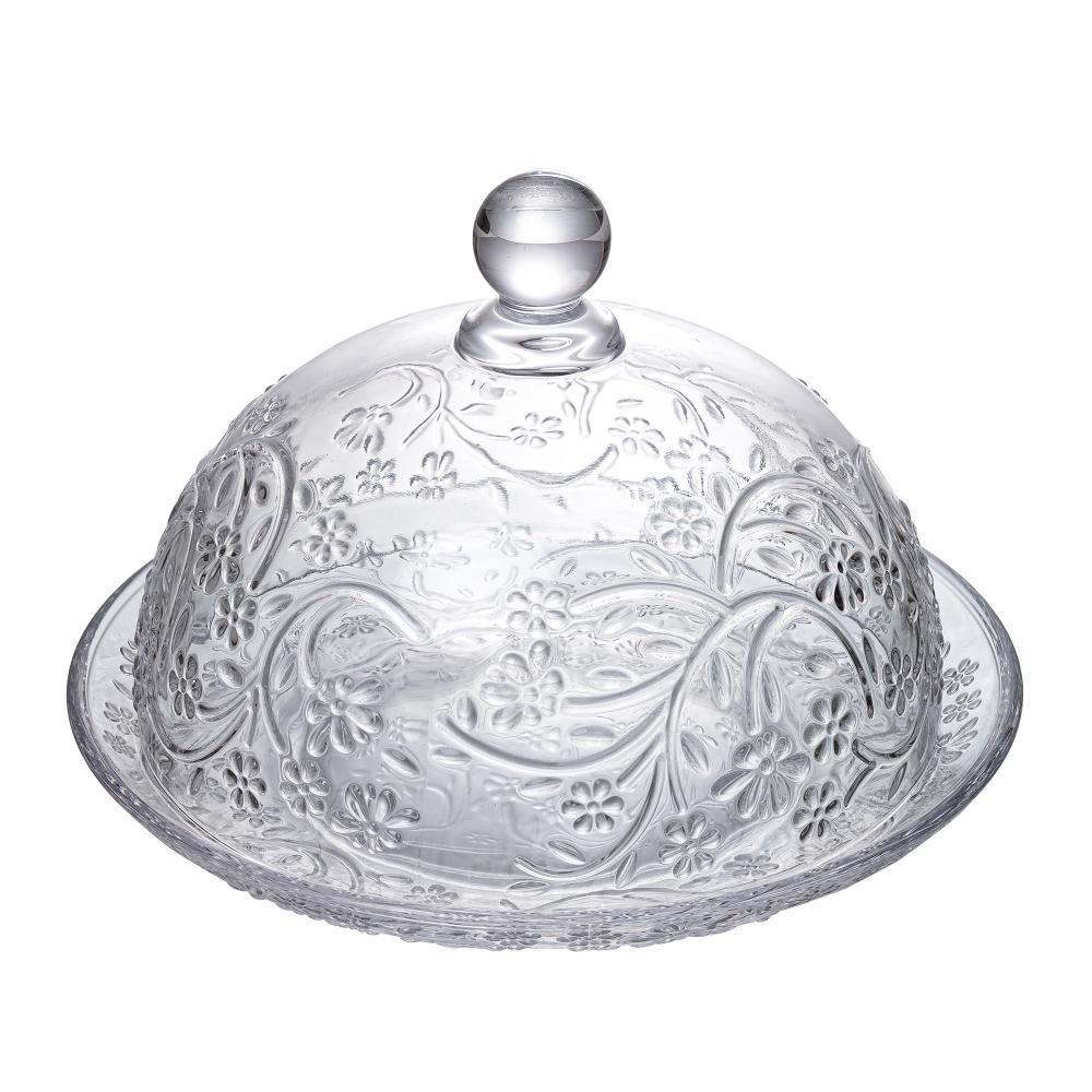 Queijeira Daisy 19,5cm x 19,5cm x 14cm Cristal Wolff
