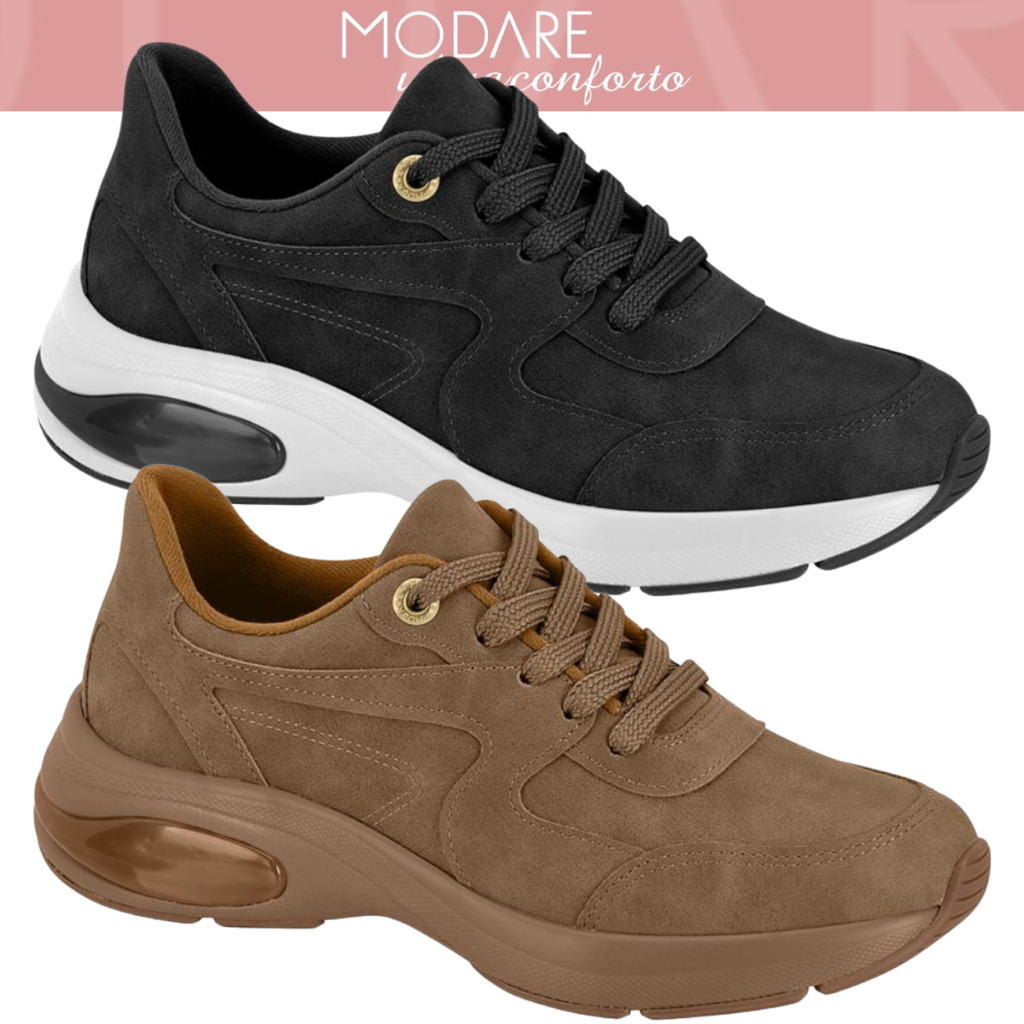Tênis Feminino Modare Ultraconforto Casual Gel Amortecedor Original