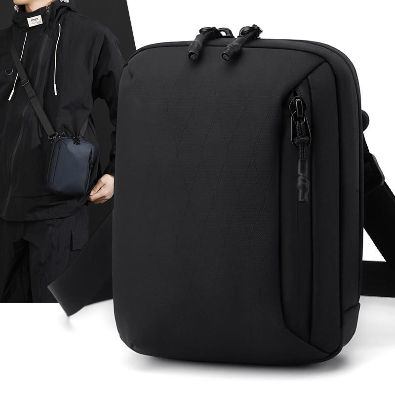 Novos homens saco do mensageiro Vertical saco do telefone móvel na moda ombro pequena mochila multifuncional pequeno sac