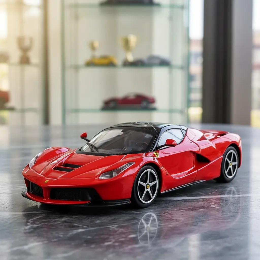 Miniatura Ferrari Laferrari 1:43 Bburago Vermelho