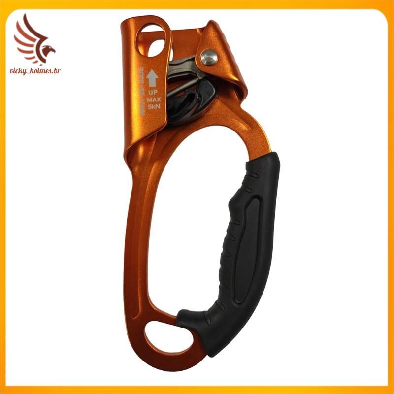 [vicky_holmes.br] Arborist Quick Up Ascender De Mão Dupla Para Ambas As Mãos , Montanhismo Ao Ar Livre , Escalada , Equi