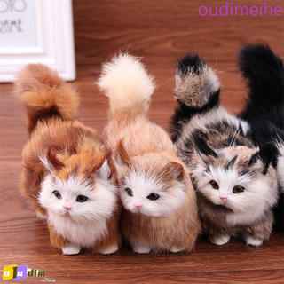 OUDIMEIHE Simulação Gato Meowth Kawaii Falso Gatinho Boneca Brinquedo Do Bebê Macio Recheado