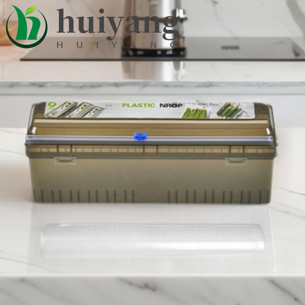Dispensador De Envoltório De Alimentos HUIYANG , Cortador De Filme Plástico Reutilizável , Caixa De Corte De Suporte De