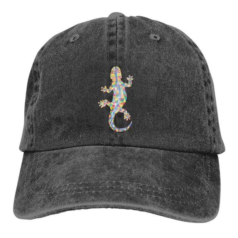 Chapéus De Pai De Cor Pura Barcelona City Lizard Chapéu Feminino Com Viseira De Sol Boné De Beisebol Pico