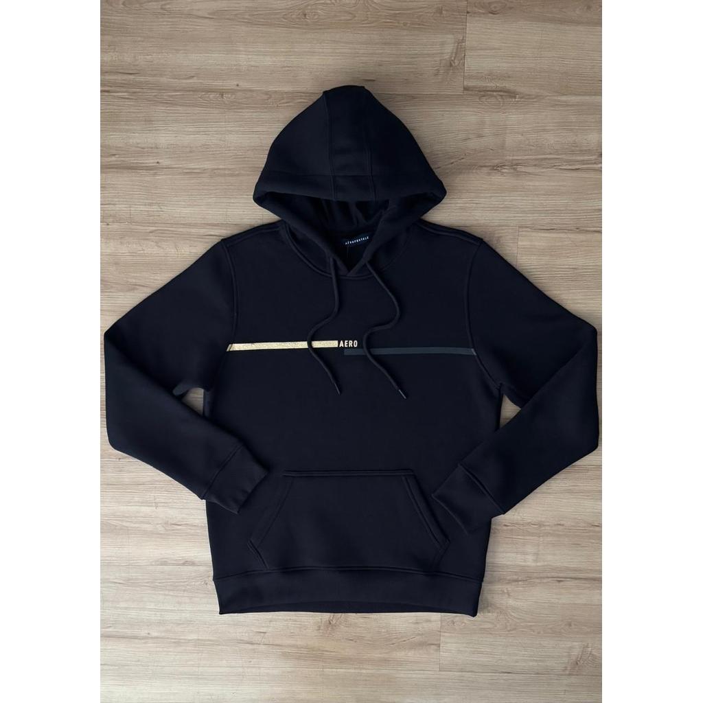 Moletom Canguru Masculino Plus Size  Aeropostale Plat