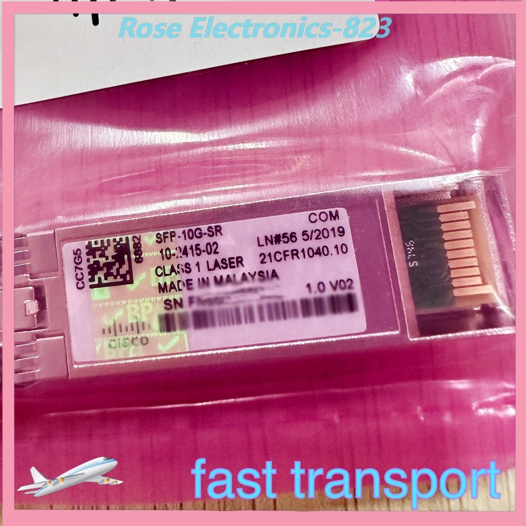 Novo Módulo Cisco SFP-10G-SR 10GBASE + 850nm 300m LC MMF (Holograma)