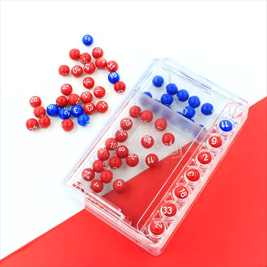 Bola de duas cores + bilhete de loteria grande loteria seletor de número com manivela manual bola de três cores No. 1-49