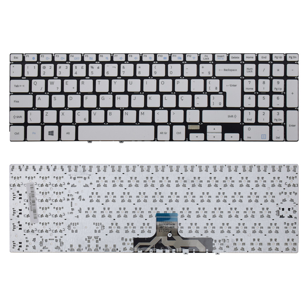 Teclado para Notebook Samsung Expert NP300E5M Branco
