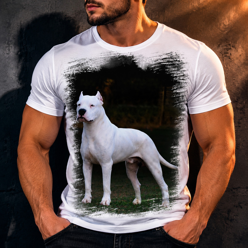 Camiseta Cachorro Dogo Argentino 23 A