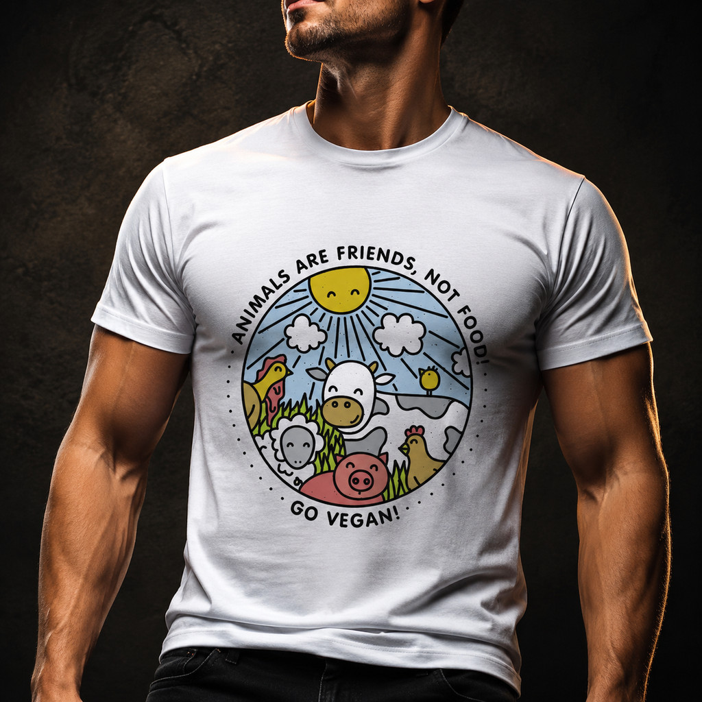 Camiseta Go Vegan Vegano Vegetais Vegetariano Fit4 - Dicelli