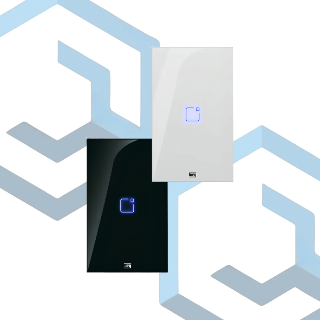 INTERRUPTOR TOUCH WI-FI WEG HOME – 1 TECLA | Placa 4x2