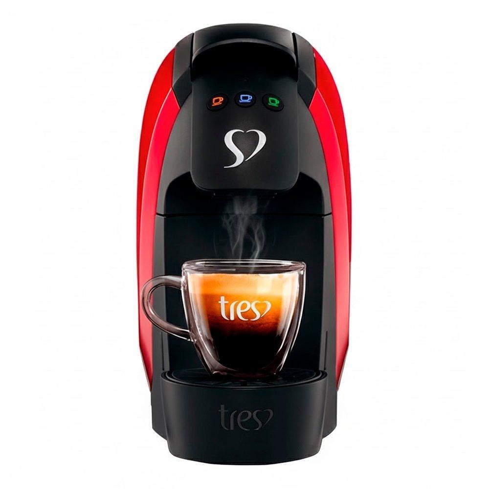 Cafeteira Espresso Tres Corações Luna Vermelho