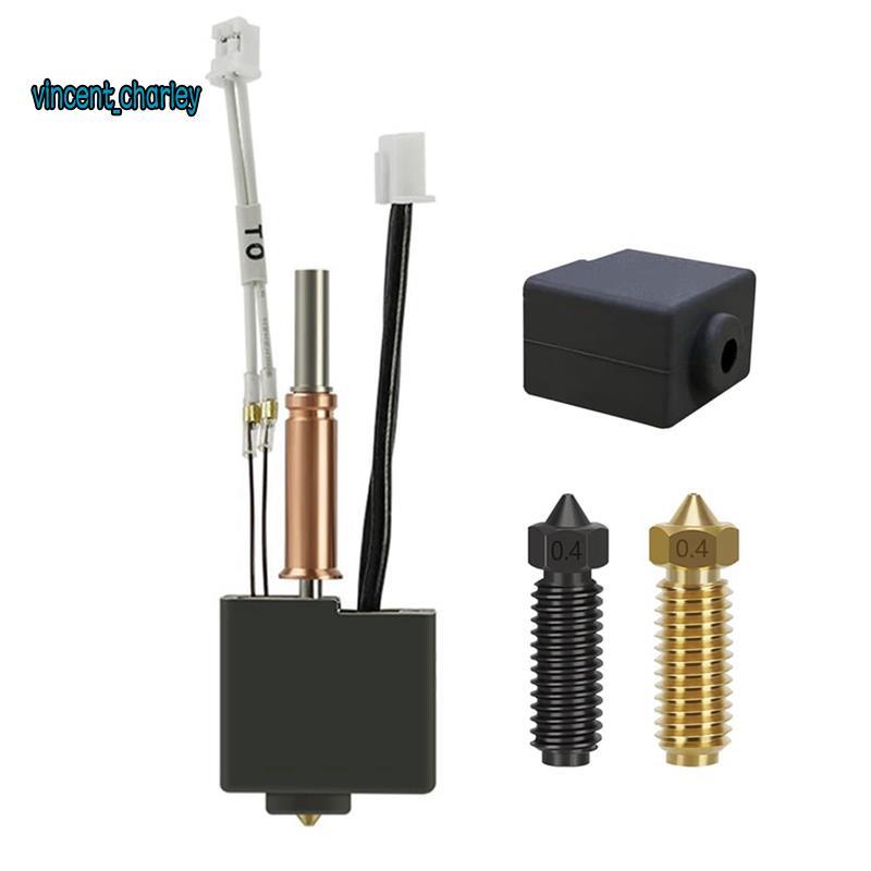 Hotend Para-3 Combo Print-Head Extrusor Kit Aquecedor Bloco Aquecimento-Termistor Com Bicos Extra De 0.4 Mm