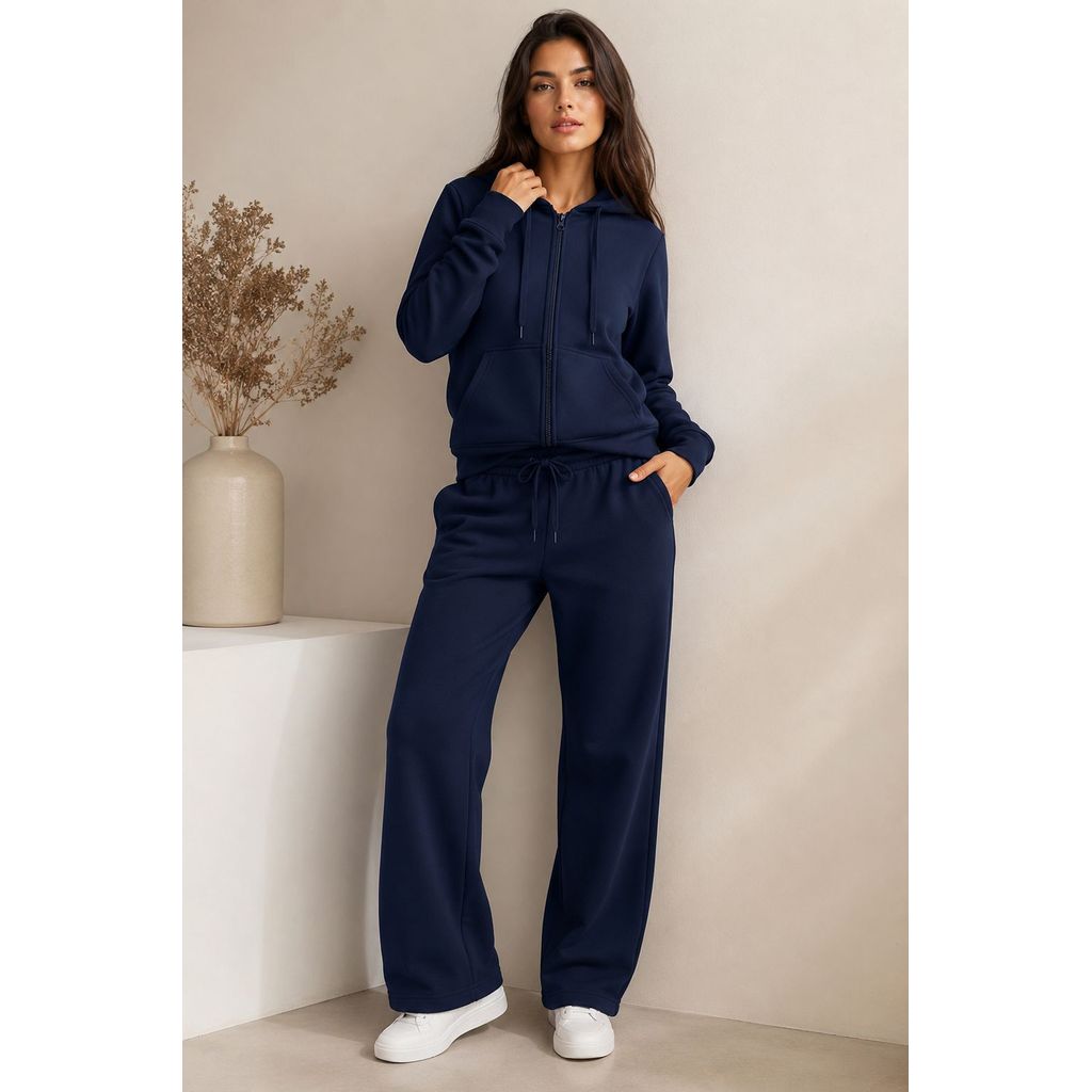 CONJUNTO DE MOLETOM FEMININO COM CAPUZ E ZIPER FACINELLI MOON CITY PREMIUM