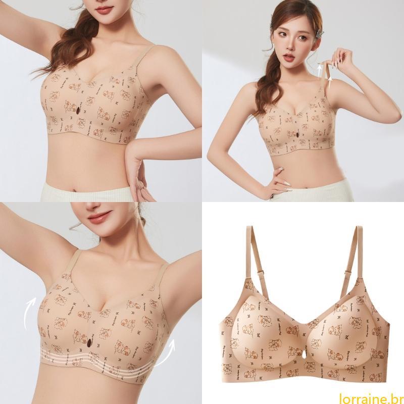 lORI Sutiãs Lisos Para Armação Rastros Sutiã Suporte Raceback Push Up Bralettes Diários