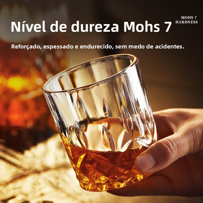 Copo de uísque Copo de vinho Copo de coquetel de cristal Copo clássico