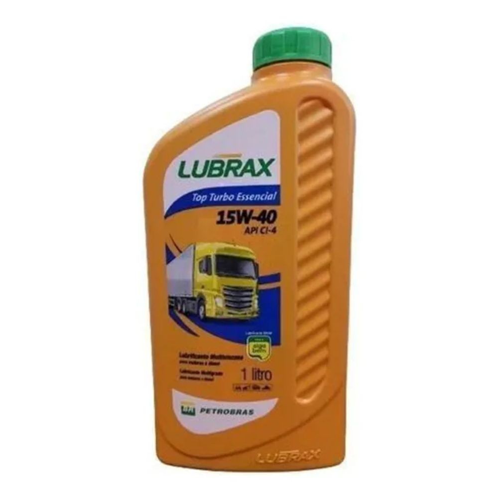 Oleo Motor Diesel 15W40 API CI4 SL Mineral Lubrax Top Turbo 1L