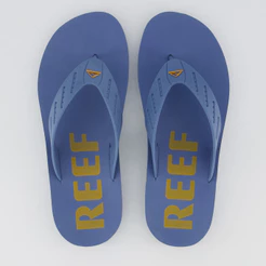 Chinelo Reef Jet Smoothy Azul Claro