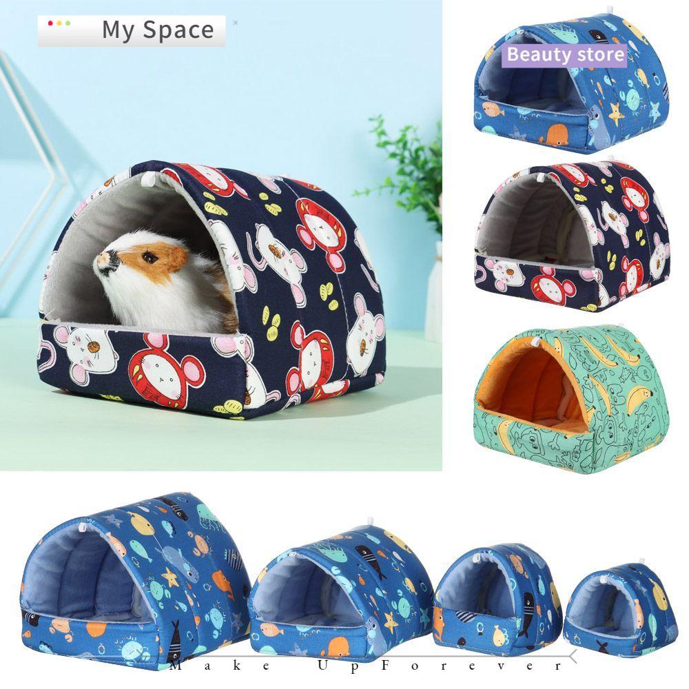 MY Cama De Dormir Para Animais Pequenos Mini Gaiola Colorida Confortável Ninho De Cobaia De Inverno