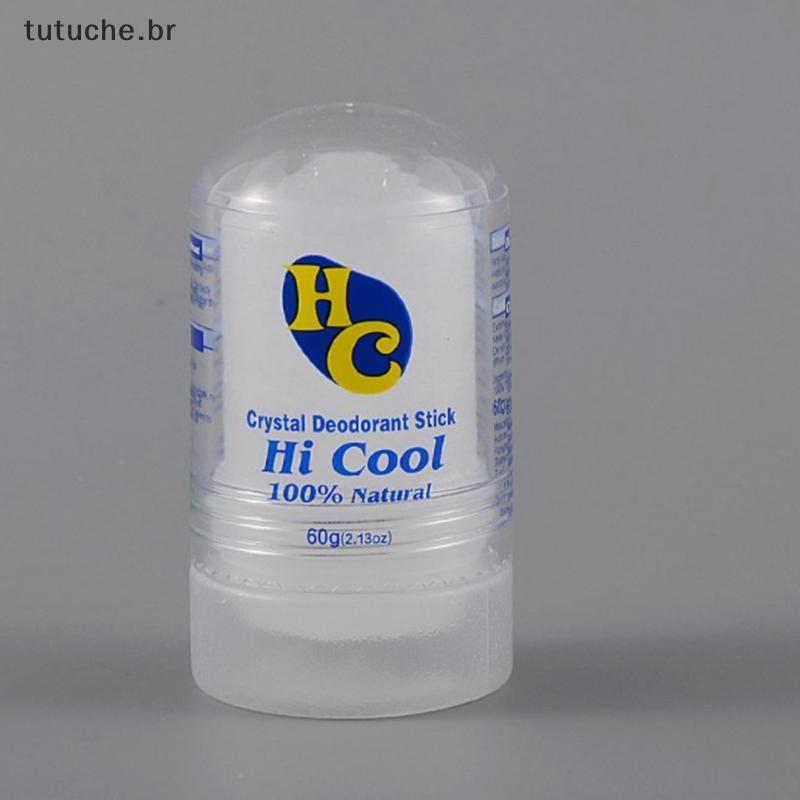 TU 60g Desodorante De Strass Natural Alum Sti Removedor De Odor Corporal Antitranspirante BR