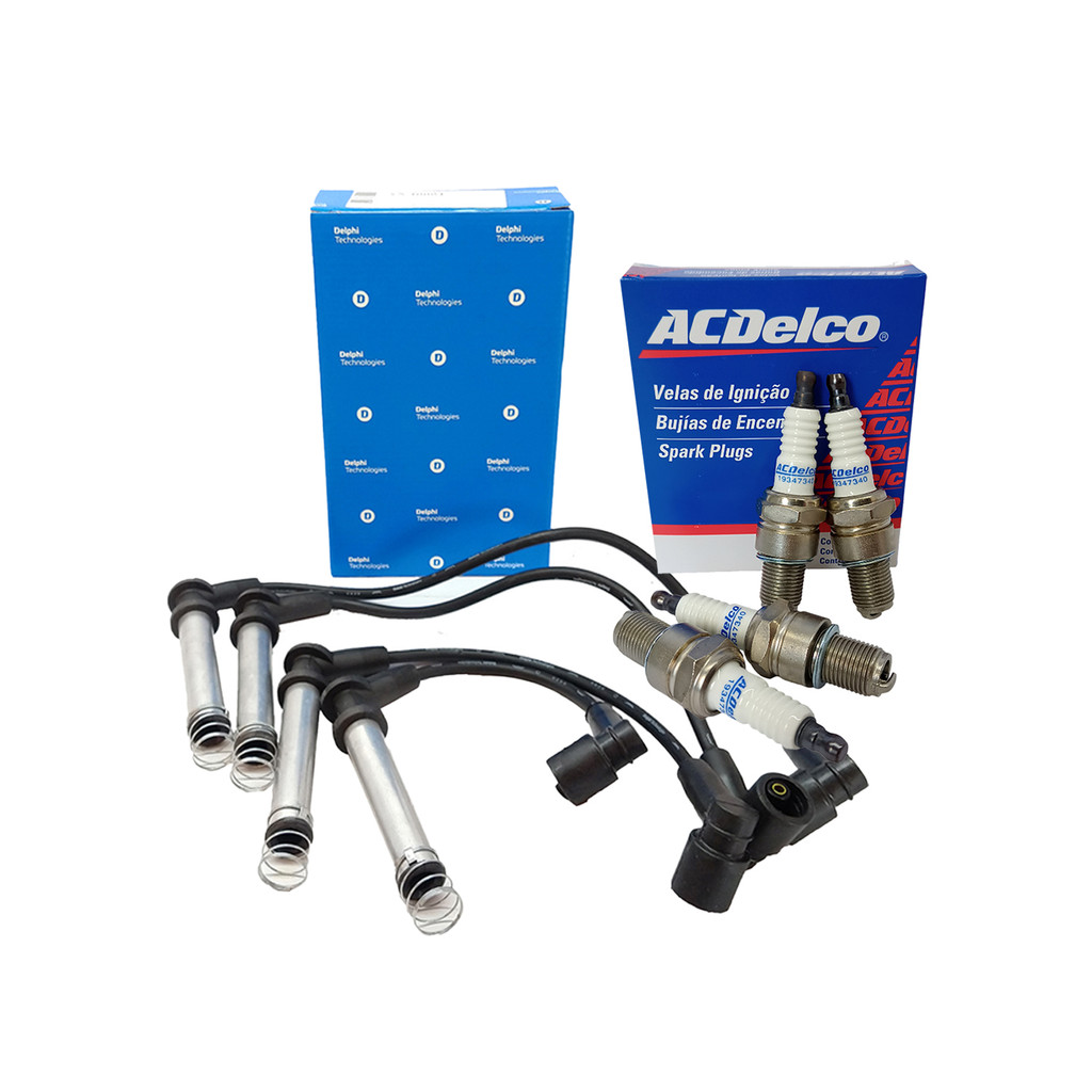 Kit Cabos E Velas Acdelco/Delphi Spin