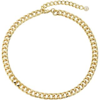 Colar de Corrente Dourada LILIE&WHITE para Mulheres, Colar de Corrente de Cobra, Colar Herringbone, Colares Choker Doura