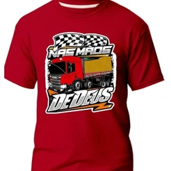 Camiseta "Nas Mãos de Deus" linda,blusa tamanho pai e filho Edição Especial Estradeiro2026 caminhao caminhoneiro juvenil
