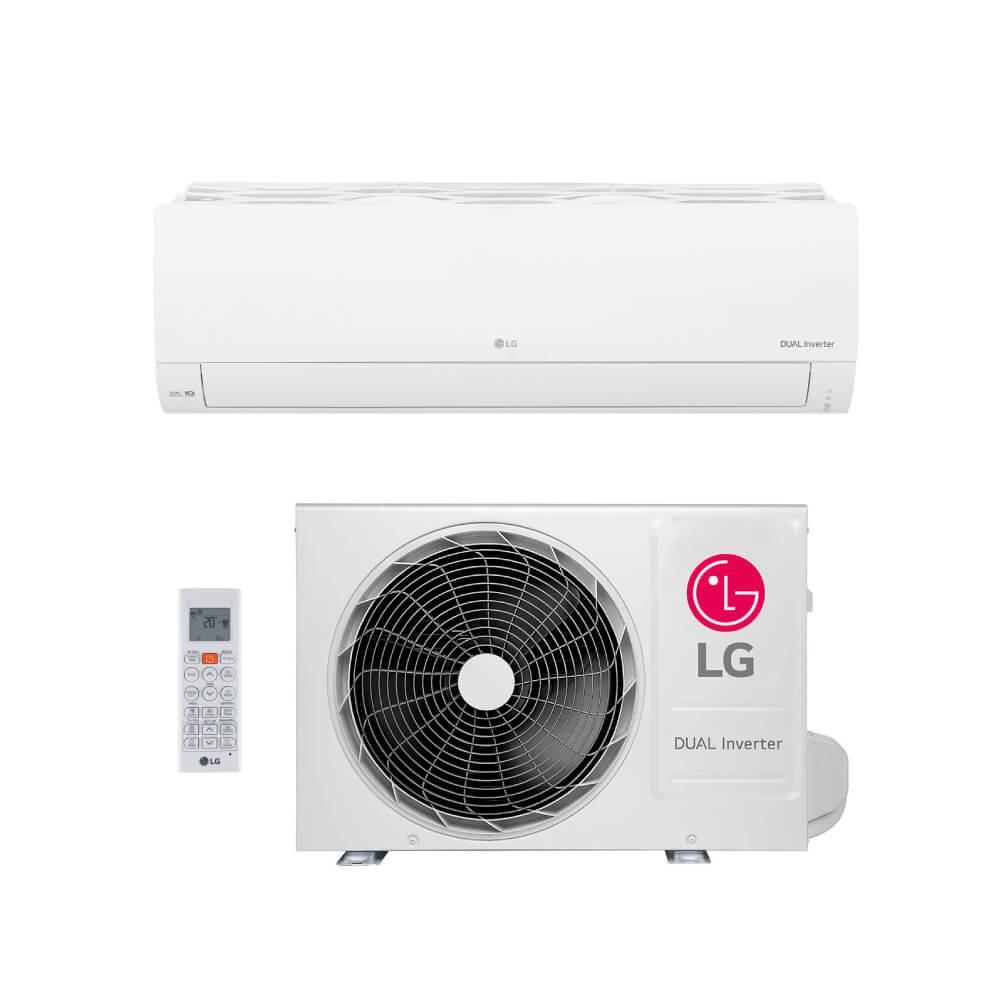 Ar Condicionado Split Dual Inverter 9000 BTUs LG Compact + IA Frio S3NQ09AAQAK.EB2GAM1 - 220V