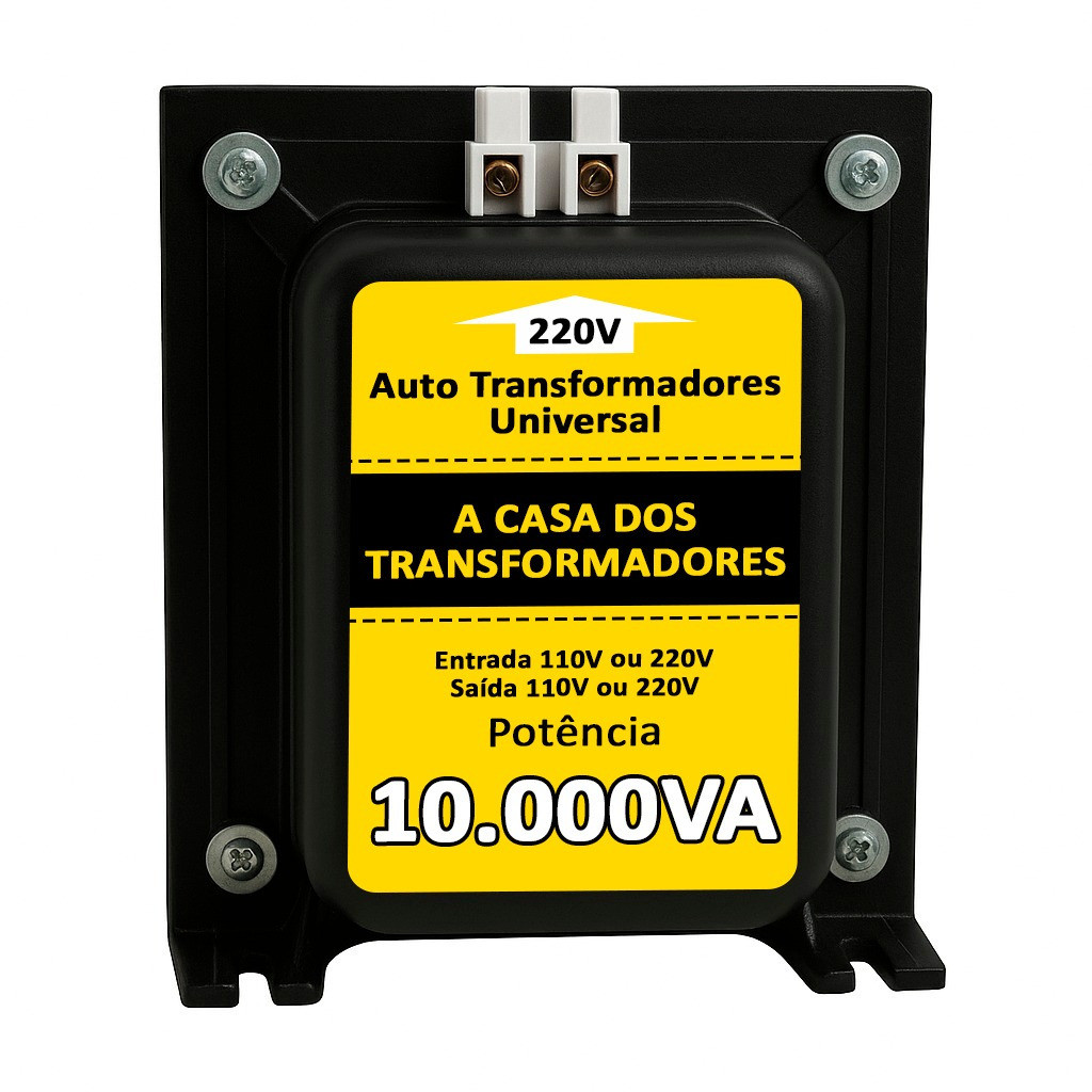 Auto Transformador 10.000 VA SINDAL para Ar condicionado ate 18000Btus 110 220v 110v A Casa das Fontes