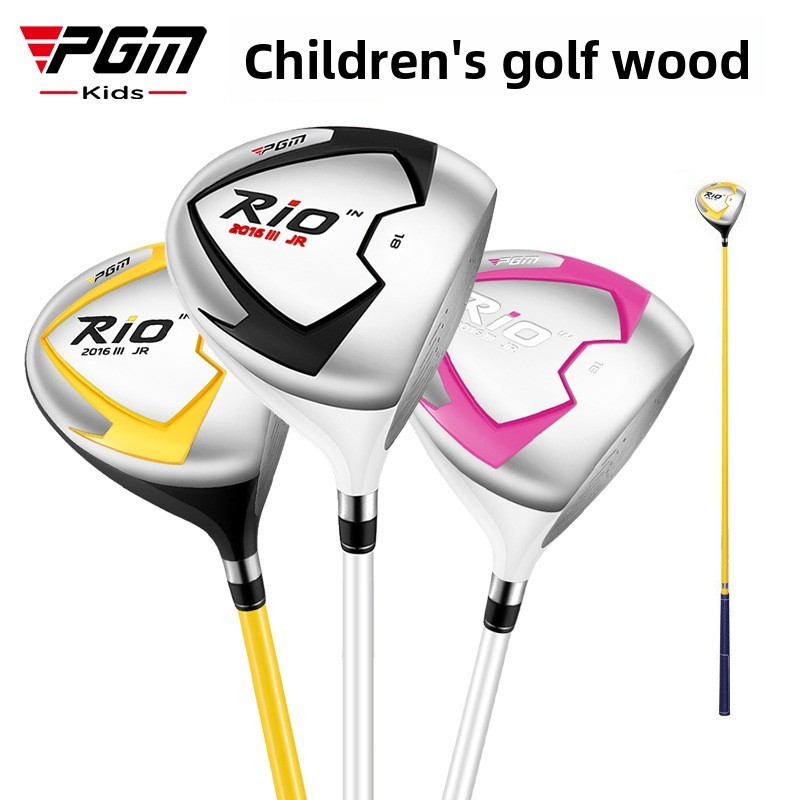 Motorista De Golfe Infantil PGM Golf JRMG017 | Eixo De Carbono Preto Branco 115 cm Júnior