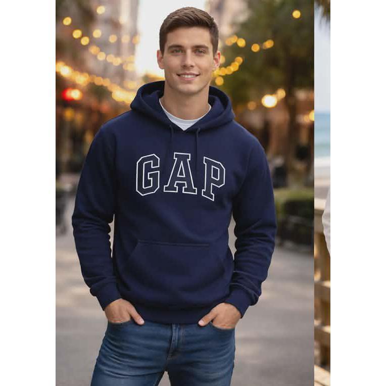 Casaco Moletom Blusa de Frio Canguru Gap Alta qualidade Estampa Premium Oferta Relampago Unissex