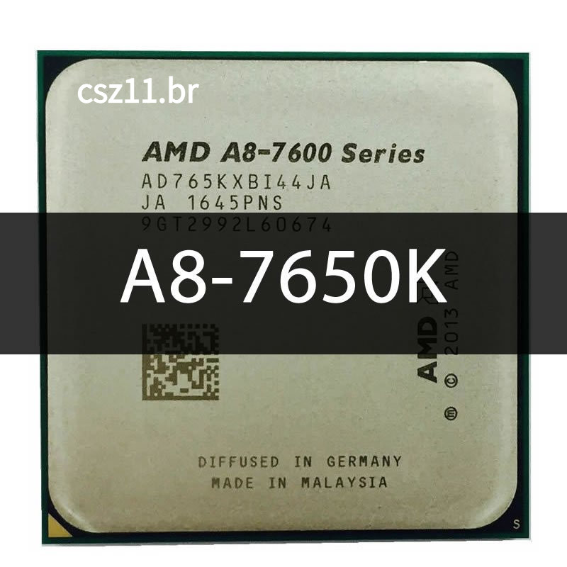 Processador AMD A8 7650K 3.30/3.80 GHz 4/4 95 W FM2 + AD765KXBI44JA