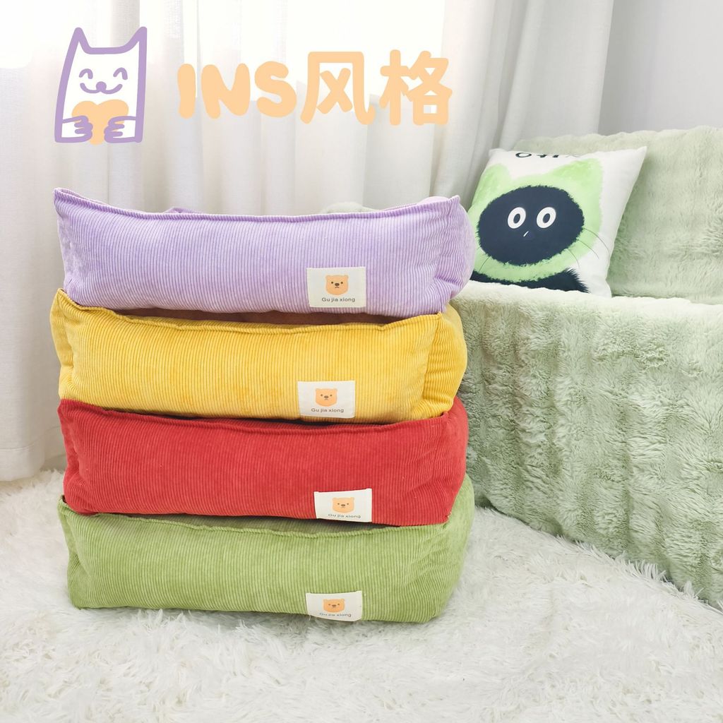 [Novo produto] ins tecido sofá para animais de estimação ninho para animais de estimação impresso ninho de gato quente c