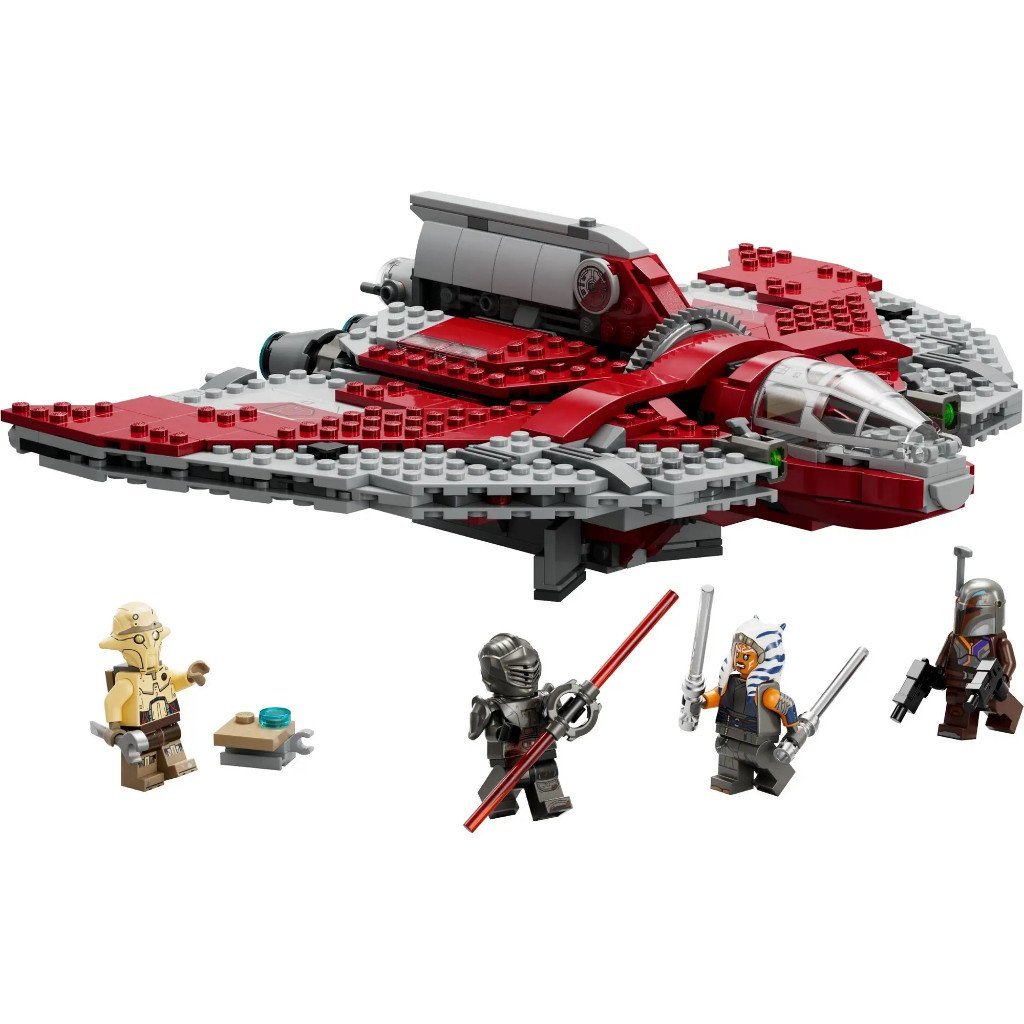 599 Unidades |     Blocos de Montar Educacionais Star Wars Ahsoka Tano's T-6 Jedi Shuttle Compatíveis com Lego
