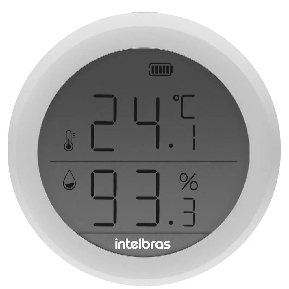 Sensor de Temperatura e Umidade Intelbras Branco  IST1001