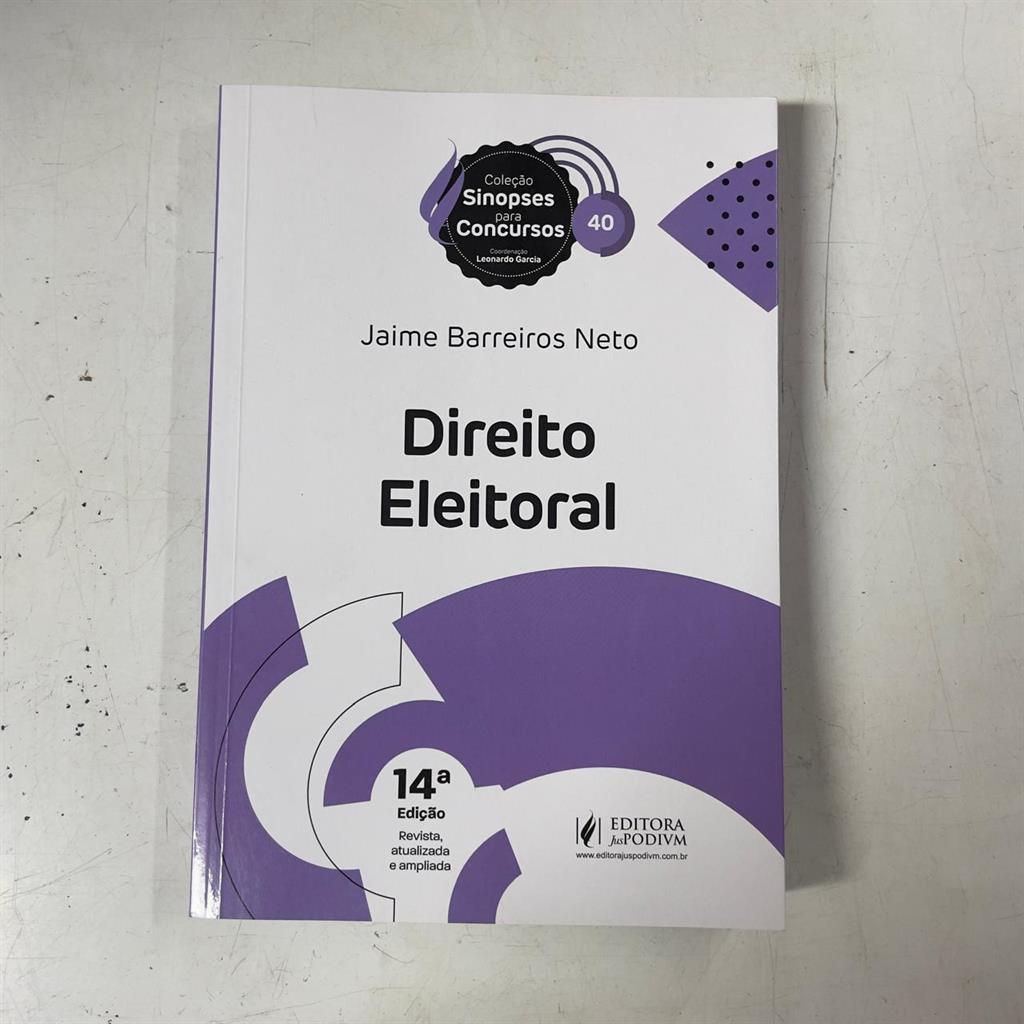 Direito Eleitoral autor Jaime Barreiros Neto e Rafael Barretto