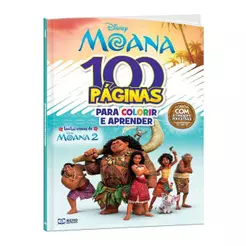 Livro de Colorir Disney Moana 2 100 Páginas