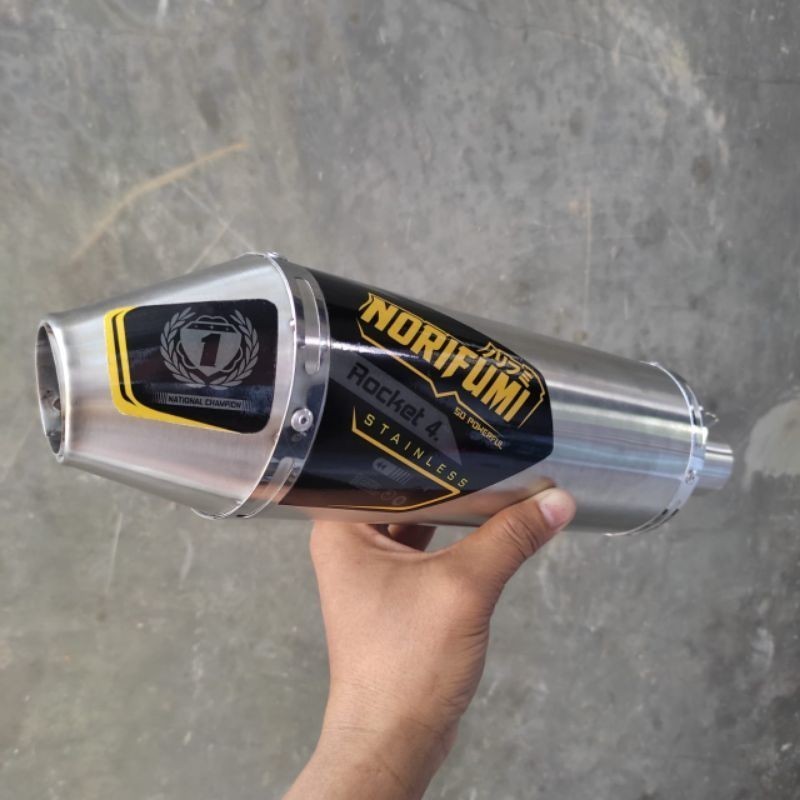 Silenciador Norifumi Rocket 4 Escape 38mm Apenas 38mm De Alta Qualidade
