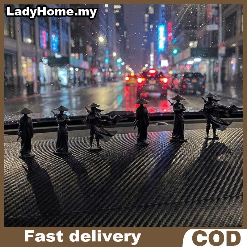 La Espadachim Estatuetas Em Miniatura Conjunto Antigo Estátua Ornamento Painel Do Carro Decoração Para Casa E Escritório