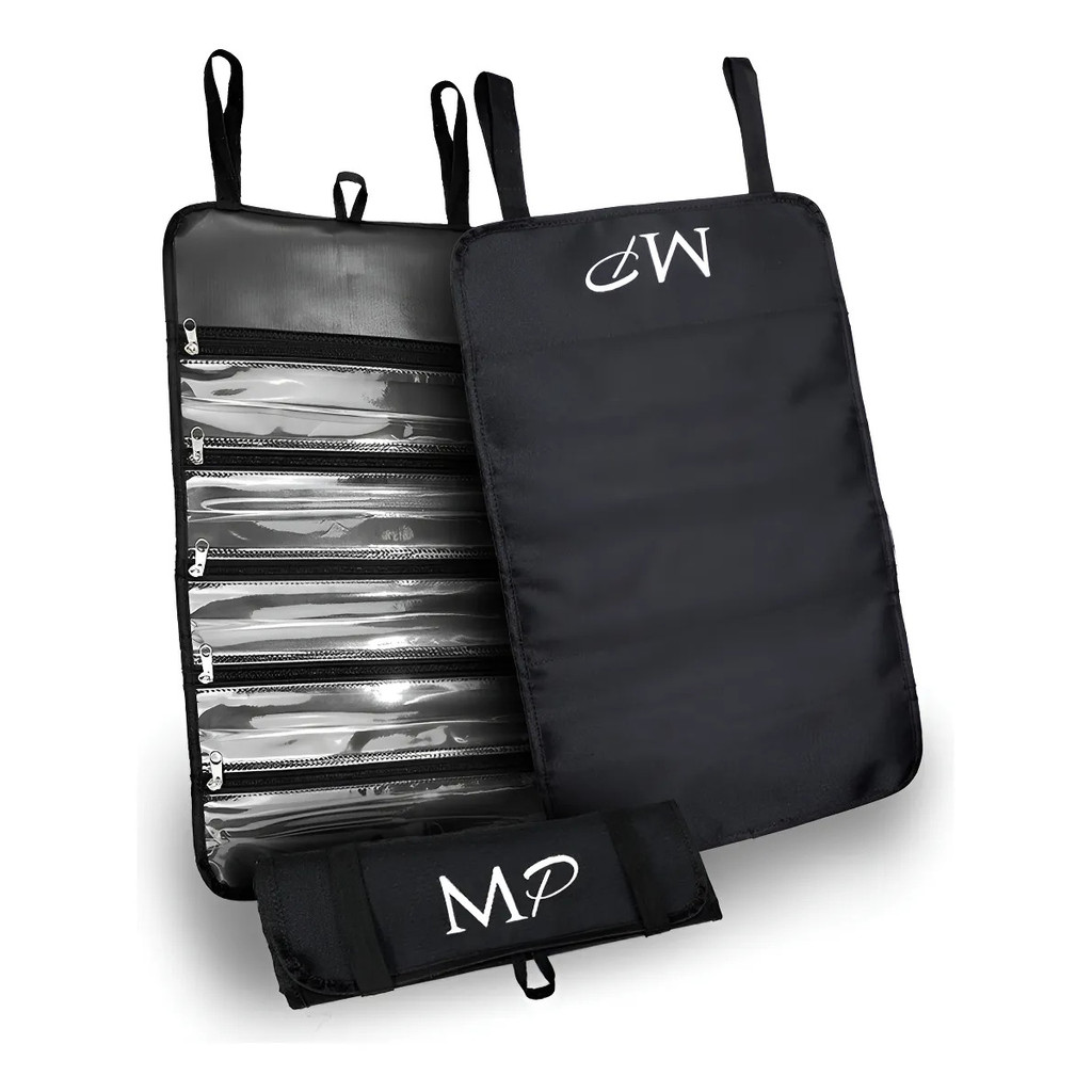 Kit 02 Estojo Porta Anzol Encastoado Com Zíper Mp1079