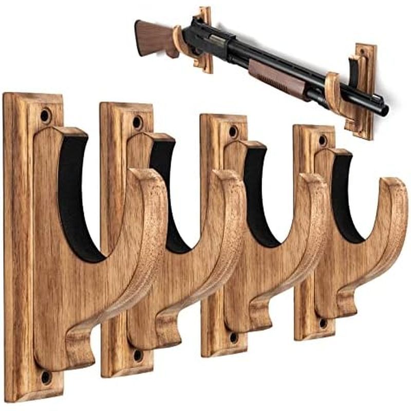Arma De Fogo De Parede , & amp ; Display DGWJSU Titular Cabides De Suporte De Espada De Rifle Seguro , Para Vintage Pres