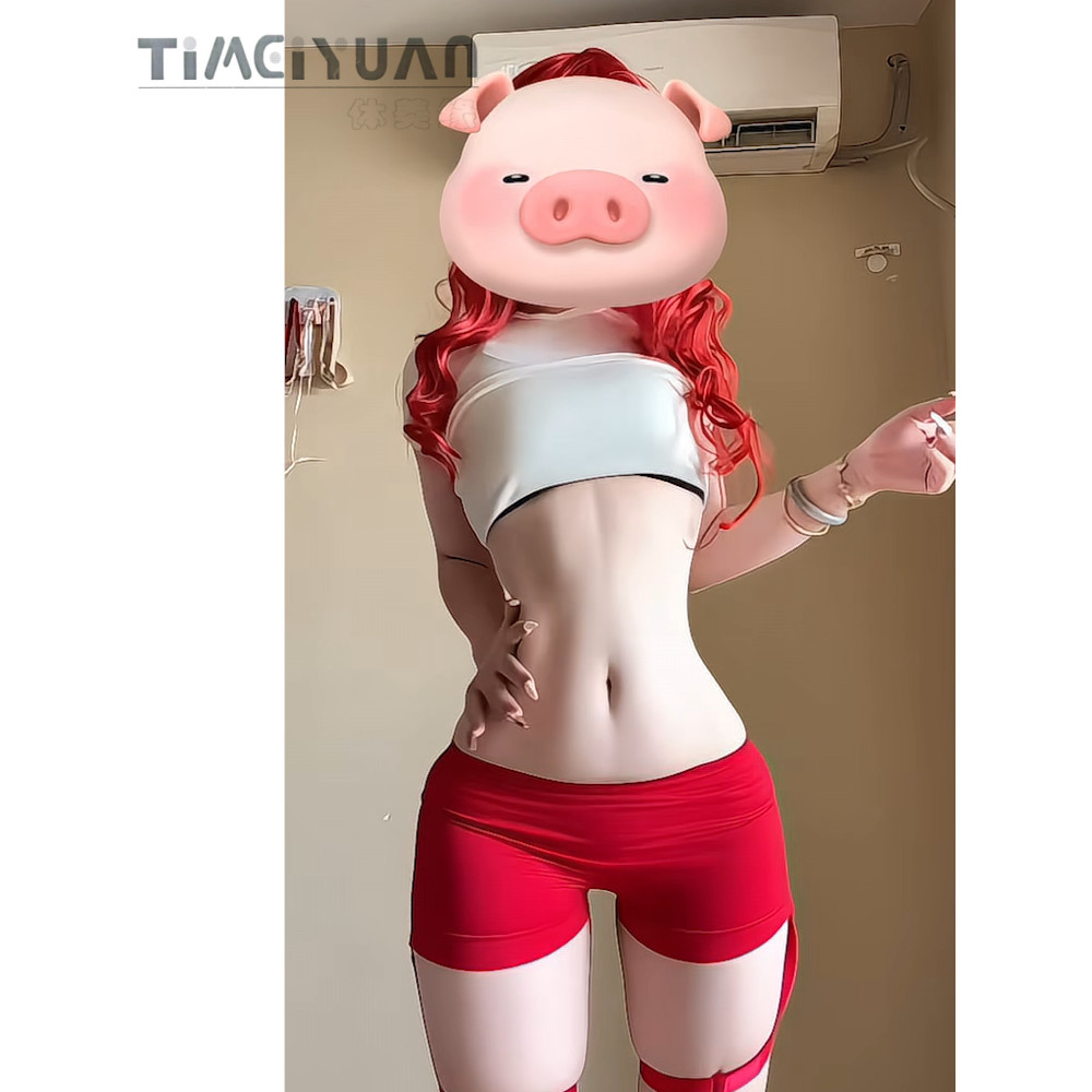 Berry vermelho Pseudo-perna anel de três pontos calças de Yoga alongamento Vertical em linha reta cintura alta Hip-Lifti