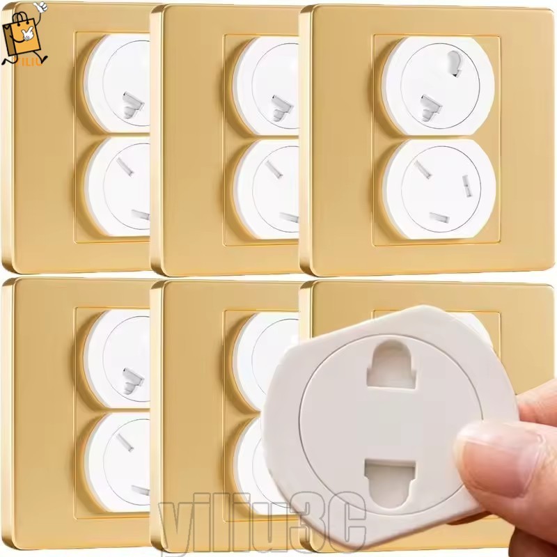 [Prim] 2/4 Unidades De Plugues De Soquete De Proteção De Interruptor De 2/3 Furos-Tampa Tomada De Energia-Ferramenta À P